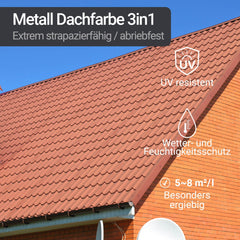 Peinture toiture 3en1 revêtement de protection de toit en métal W500