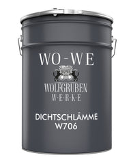 1K Dichtschlämme Balkonabdichtung Abdichtung Bad Terrasse Balkon Dichtungsschlämme Hellgrau W706 5-20Kg