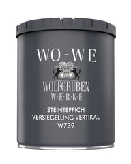 Steinteppich Versiegelung Vertikal Wand Treppenstufen Sockel Terrasse W739 1-9Kg