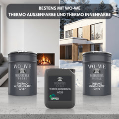 Thermo Grundierung Tiefgrund für Fassaden Innenfarbe Klimaschutz Wand W526 5-10L