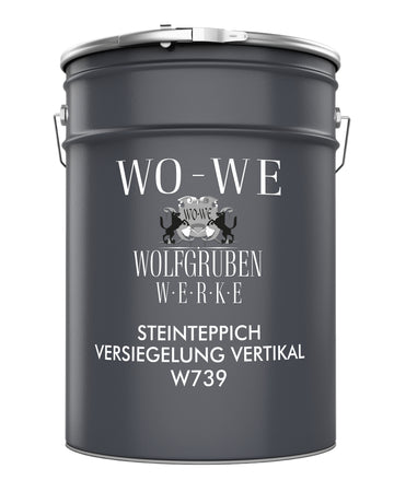 Steinteppich Versiegelung Vertikal Wand Treppenstufen Sockel Terrasse W739 1-9Kg