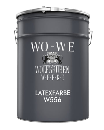Latexfarbe Abwaschbare Wandfarbe Küchenwandfarbe Seidenmatt W556 Weiß 5-20L