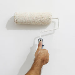 Rodillo de pintura Profi Malerset de 27 cm + 3 pinceles de 35/50/70 mm para pintura de pared y barniz, para uso interior y exterior.