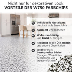 Decorative Epoxy Resin Color Chips Flakes for Garage Floor Coating 0.5-5Kg