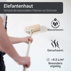 Elefantenhaut Tapetenschutz Wandschutz Farbe Wandfarbe Transparent W536 0,75-10L